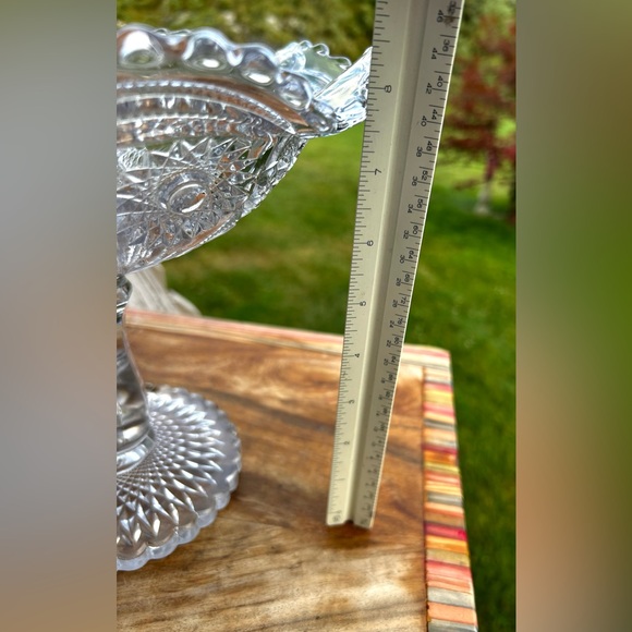 Vintage Imperial Glass Fashion Large Compote, - Picture 2 of 14